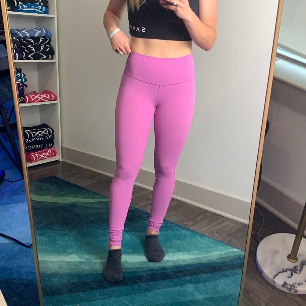 Pink Lululemon Leggings